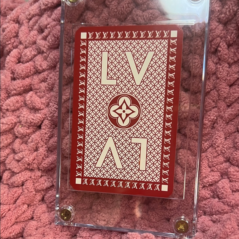 Louis Vuitton Playing Card